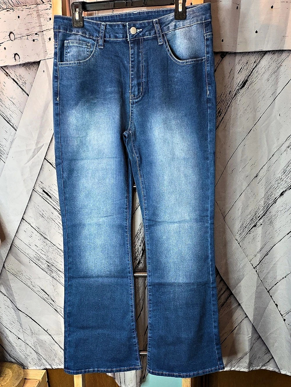 Women's Blue Bootcut Jeans 32 X 30